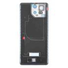 For Asus ROG Phone 9 5G Original Glass Battery Back Cover with Camera Lens Cover(Matte White) - 3