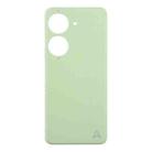 For Asus Zenfone 10 AI2302 Leather Material Battery Back Cover(Black) - 2