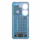 For Asus Zenfone 10 AI2302 Leather Material Battery Back Cover(Blue) - 3