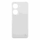 For Asus Zenfone 10 AI2302 Leather Material Battery Back Cover(White) - 2