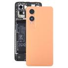 For OnePlus Nord CE4 Lite Plastic Back Cover with Camera Lens Cover(Orange) - 1