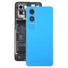 For OnePlus Nord CE4 Lite Plastic Back Cover with Camera Lens Cover(Blue) - 1