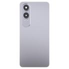For OnePlus Nord CE4 Lite Plastic Back Cover with Camera Lens Cover(Silver) - 2