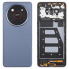 For ZTE Blade V70 Max Plastic Battery Back Cover with Middle Frame / Camera Lens Cover(Purple) - 1