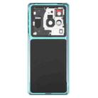 For vivo X80 Pro Battery Back Cover with Camera Lens Cover(Blue) - 3