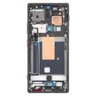 For ZTE nubia Z70 Ultra NX733J NX736J Middle Frame Bezel Plate (Black) - 2