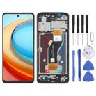 For ZTE Blade A75 5G / V60 Smart LCD Screen Digitizer Full Assembly with Frame (Black) - 1