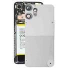 For Nothing CMF Phone 2 Pro Plastic Battery Back Cover(White) - 1