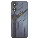 For ZTE nubia Neo 5G 8150N Plastic Battery Back Cover with Middle Frame / Camera Lens Cover(Black) - 2