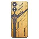 For ZTE nubia Neo 5G 8150N Plastic Battery Back Cover with Middle Frame / Camera Lens Cover(Yellow) - 2