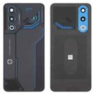 For ZTE nubia Neo 3 GT Glass Battery Back Cover with Camera Lens Cover(Gray) - 1