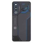 For ZTE nubia Neo 3 GT Glass Battery Back Cover with Camera Lens Cover(Gray) - 2