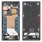 For ZTE nubia RedMagic 10S Pro+ Middle Frame Bezel Plate with In-Display Fingerprint Sensor Flex Cable (Black) - 1