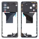 For Xiaomi Redmi Note 12 Pro 5G Original Middle Frame Bezel Plate (Blue) - 1