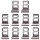 For Xiaomi 14T Pro 5G 10pcs Original SIM Card Tray + SIM Card Tray (Gold) - 1