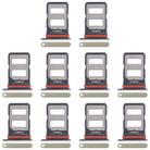 For Xiaomi 14T 5G 10pcs Original SIM Card Tray + SIM Card Tray (Green) - 1