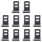 For Xiaomi 15 10pcs Original SIM Card Tray + SIM Card Tray (Black) - 1