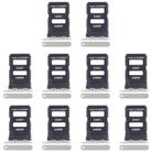 For Xiaomi 15 10pcs Original SIM Card Tray + SIM Card Tray (Green) - 1