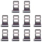 For Xiaomi Poco F7 10pcs Original SIM Card Tray + SIM Card Tray (Black) - 1