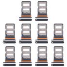 For Xiaomi Redmi Turbo 4 10pcs Original SIM Card Tray + SIM Card Tray (Black) - 1