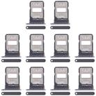 For Xiaomi Redmi K80 10pcs Original SIM Card Tray + SIM Card Tray (Black) - 1