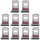 For Xiaomi Redmi K80 Pro 10pcs Original SIM Card Tray + SIM Card Tray (Frosted Black) - 1