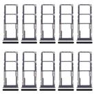 For Xiaomi Redmi 14C 4G 10pcs Original SIM Card Tray + SIM Card Tray + Micro SD Card Tray (Black) - 1