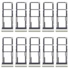 For Xiaomi Redmi 14C 4G 10pcs Original SIM Card Tray + SIM Card Tray + Micro SD Card Tray (Green) - 1