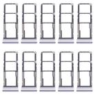 For Xiaomi Redmi 14R 5G 10pcs Original SIM Card Tray + SIM Card Tray + Micro SD Card Tray (Purple) - 1