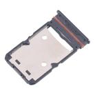 For Tecno Camon 18 P 10pcs Original SIM Card Tray + SIM Card Tray + Micro SD Card Tray (Black) - 3