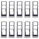For Tecno Spark 20 Pro 4G 10pcs Original SIM Card Tray + SIM Card Tray + Micro SD Card Tray (Gold) - 1