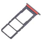 For Motorola Moto E40 10pcs Original SIM Card Tray + SIM Card Tray + Micro SD Card Tray (Grey) - 3
