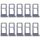 For Motorola Moto G60s XT2133-2 XT2133-1 10pcs Original SIM + Micro SD Card Tray (Blue) - 1
