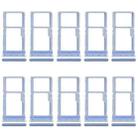 For Motorola Moto G31 XT2173-3 10pcs Original SIM + Micro SD Card Tray (Blue) - 1