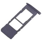 For Motorola Moto G7 Plus 10pcs Original SIM + Micro SD Card Tray (Black) - 3