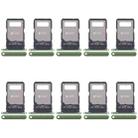 For Motorola Edge 50 Fusion 10pcs Original SIM + SIM Card Tray (Green) - 1