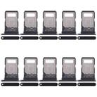 For Motorola Edge 40 Neo XT2307-1 10pcs Original SIM Card Tray (Black) - 1