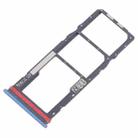 For Motorola Moto G04 10pcs Original SIM Card Tray + SIM Card Tray + Micro SD Card Tray (Blue) - 2