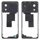 For OPPO A58 4G CPH2577 Original Middle Frame Bezel Plate (Black) - 1