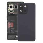 For OnePlus 13T / 13s Original Back Cover with Camera Lens Cover(Black) - 1