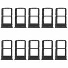 For vivo iQOO Neo5 Lite V2118A 10pcs Original SIM Card Tray + SIM Card Tray (Silver) - 1