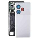 For Realme GT 6T Original Back Cover(Silver) - 1
