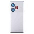 For Realme GT 6T Original Back Cover(Silver) - 2