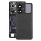 For Realme GT3 Original Back Cover with Camera Lens Cover(Black) - 1