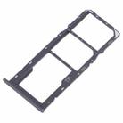 For ZTE Blade A35 SIM Card Tray + SIM Card Tray + Micro SD Card Tray (Black) - 2