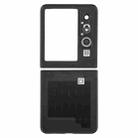 For ZTE Nubia Flip2 5G NX732J Back Cover (Black) - 3