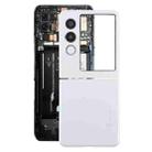 For ZTE Nubia Flip2 5G NX732J Back Cover (White) - 1