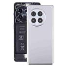 For OnePlus Ace 3 Pro PJX110 Original Glass Battery Back Cover with Camera Lens(Silver) - 1