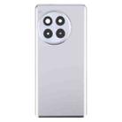 For OnePlus Ace 3 Pro PJX110 Original Glass Battery Back Cover with Camera Lens(Silver) - 2