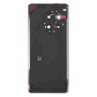 For OnePlus Ace 3 Pro PJX110 Original Glass Battery Back Cover with Camera Lens(Silver) - 3